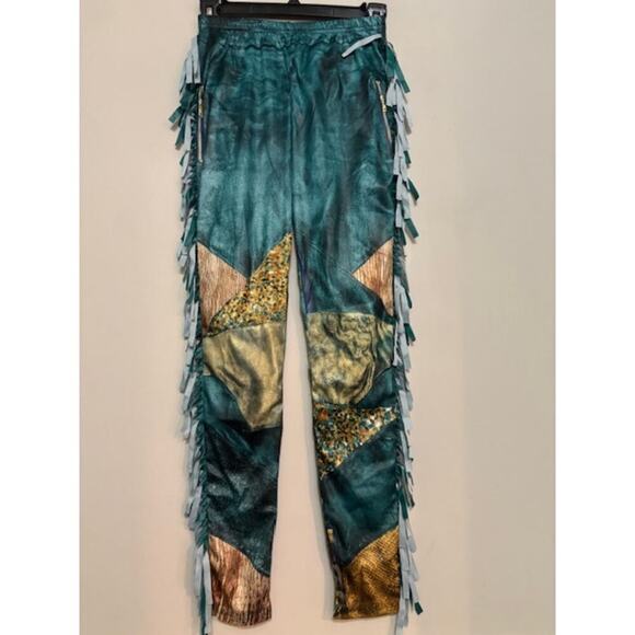 Disney Descendents Uma Costume 2 Piece Pants Jacket Zip Front Size 9 - 10 - Picture 4 of 10